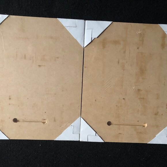 Two Anna Geddes wood wall plaques babies photo prints wall decor small - Picture 3 of 5